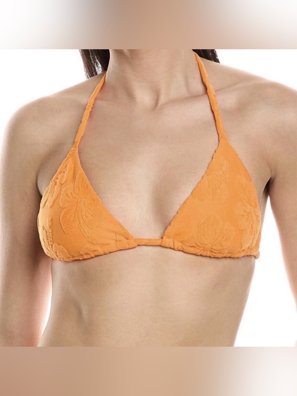Beach Riot Winona Bikini Top, Hibiscus Sorbet, Size Small, MSRP $98